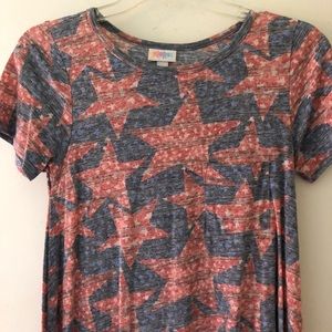 LuLaRoe XXS Carly Americana Collection